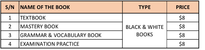 Sec 1 Books